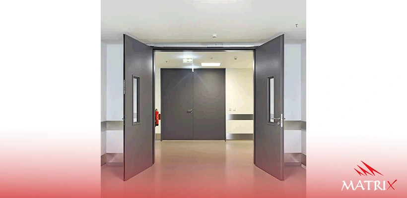 مواصفات الابواب المعدنية المقاومة للحريق