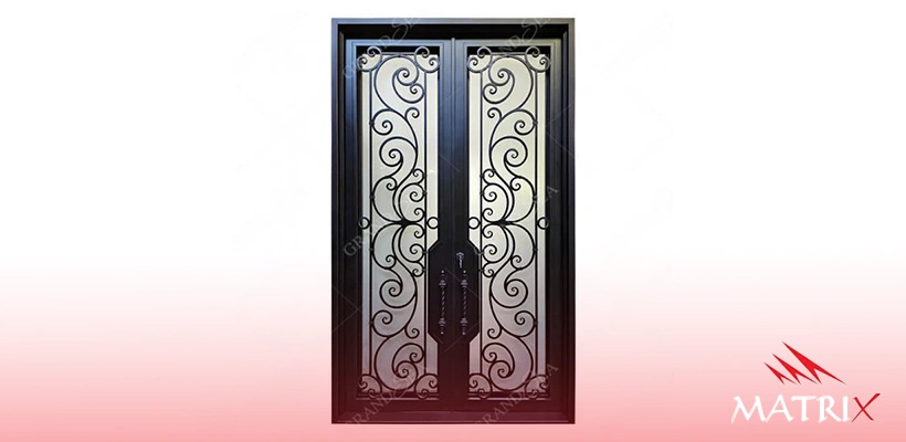 انواع الابواب الحديدية