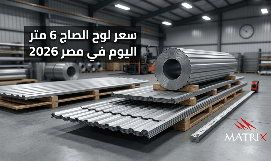كم سعر لوح الصاج 6 متر اليوم